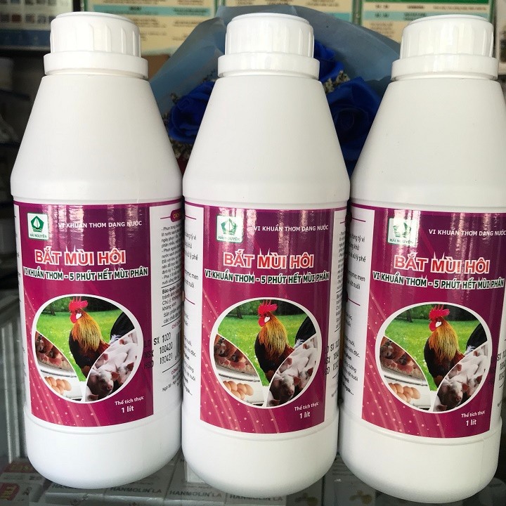 Khử mùi chuồng trại-Bắt mùi 1 lít.