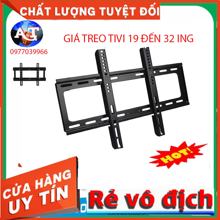 Khung treo tivi treo tường 19 đến 32 inch thẳng