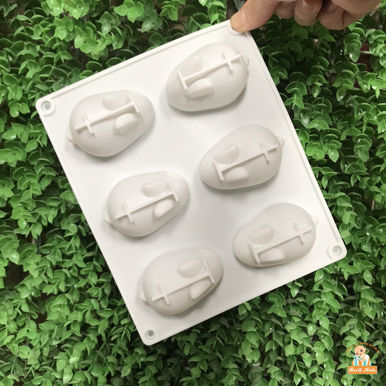 Khuôn silicon tạo hình thỏ 3D đáng yêu
