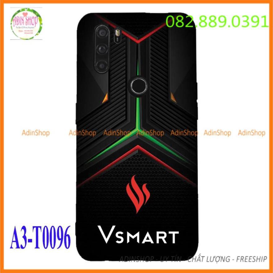 [HCM]Ốp lưng Vsmart Active 3 dẻo đen in hình
