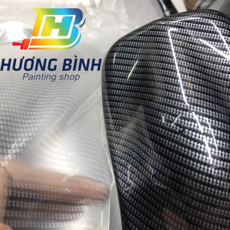 Film chuyển nước Carbon Bạc mã 02 - khổ 0,5m x 1m mét (tính theo mét)
