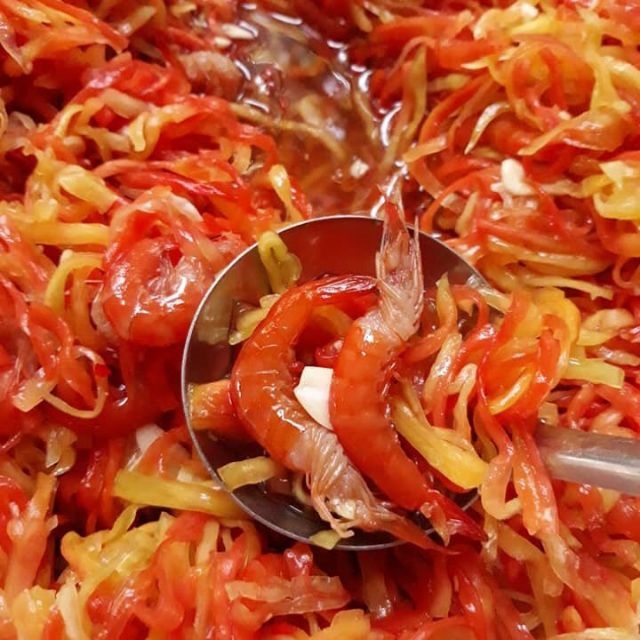 ĐU ĐỦ TRỘN MẮM TÔM ĐẤT SIÊU TO  500GR - Long Thái