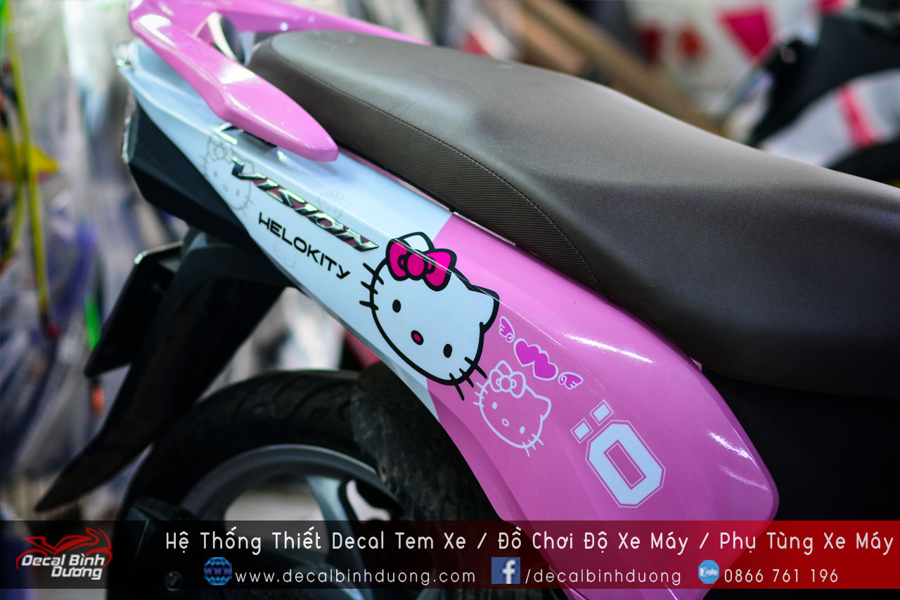 Tem Vision Màu Trắng Hello kitty