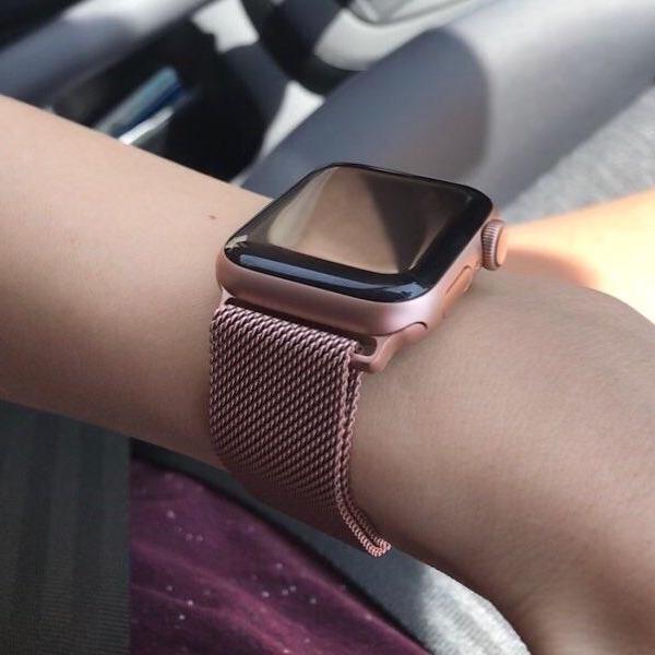 Dây Milanese Loop Đồng Hồ Apple Watch Rose Gold (không kèm mặt đồng hồ)