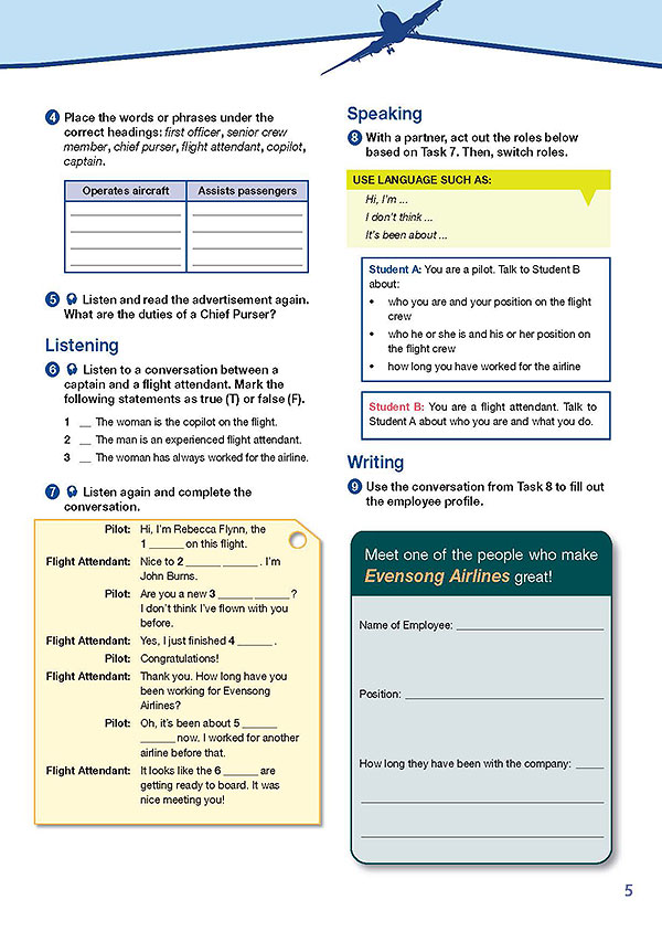 Sách - dtpbooks - Career Paths Flight Attendant (Esp) Student's Book With Crossplatform Application