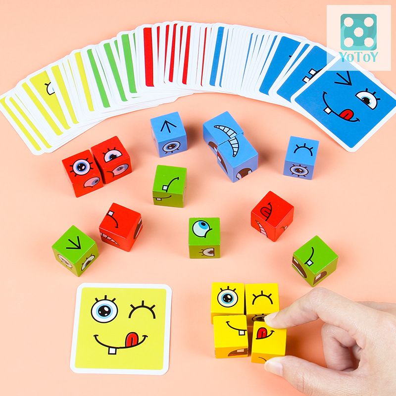 Rubik cảm xúc-Face change rubik’s cube (Hộp sắt xếp hình 3D theo biểu cảm khuôn mặt)
