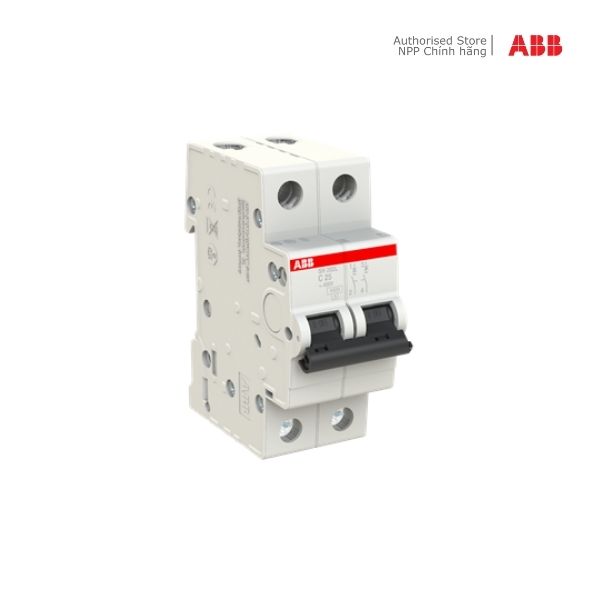 Cầu dao tự động ABB MCB 2P 25A 4,5kA (SH202L-C25)