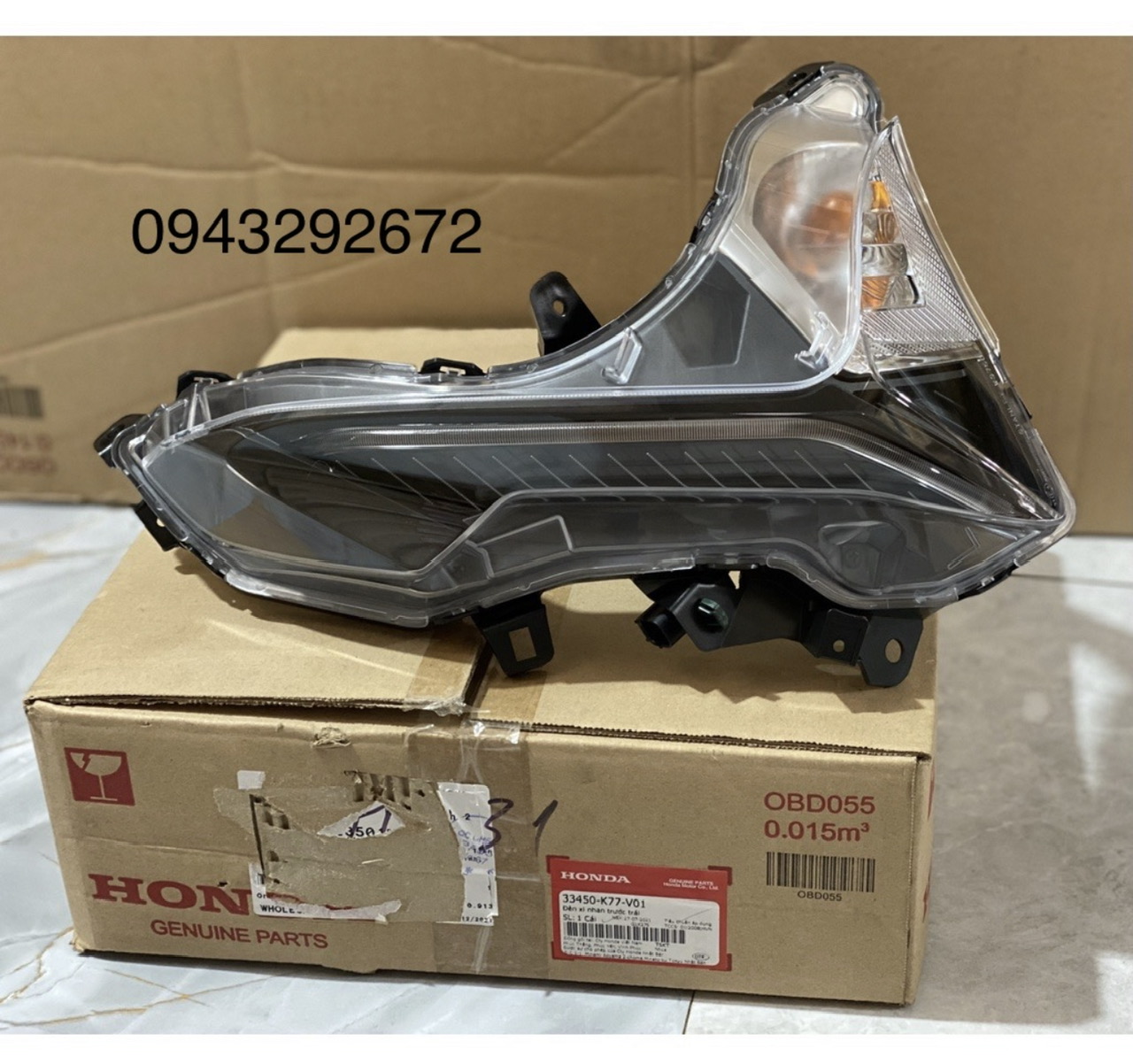 Củ Xi Nhan Trước Trái Sh 125/150 ( 2017 > 2019 ) Có Dắc Honda ( 33450K77V01 )