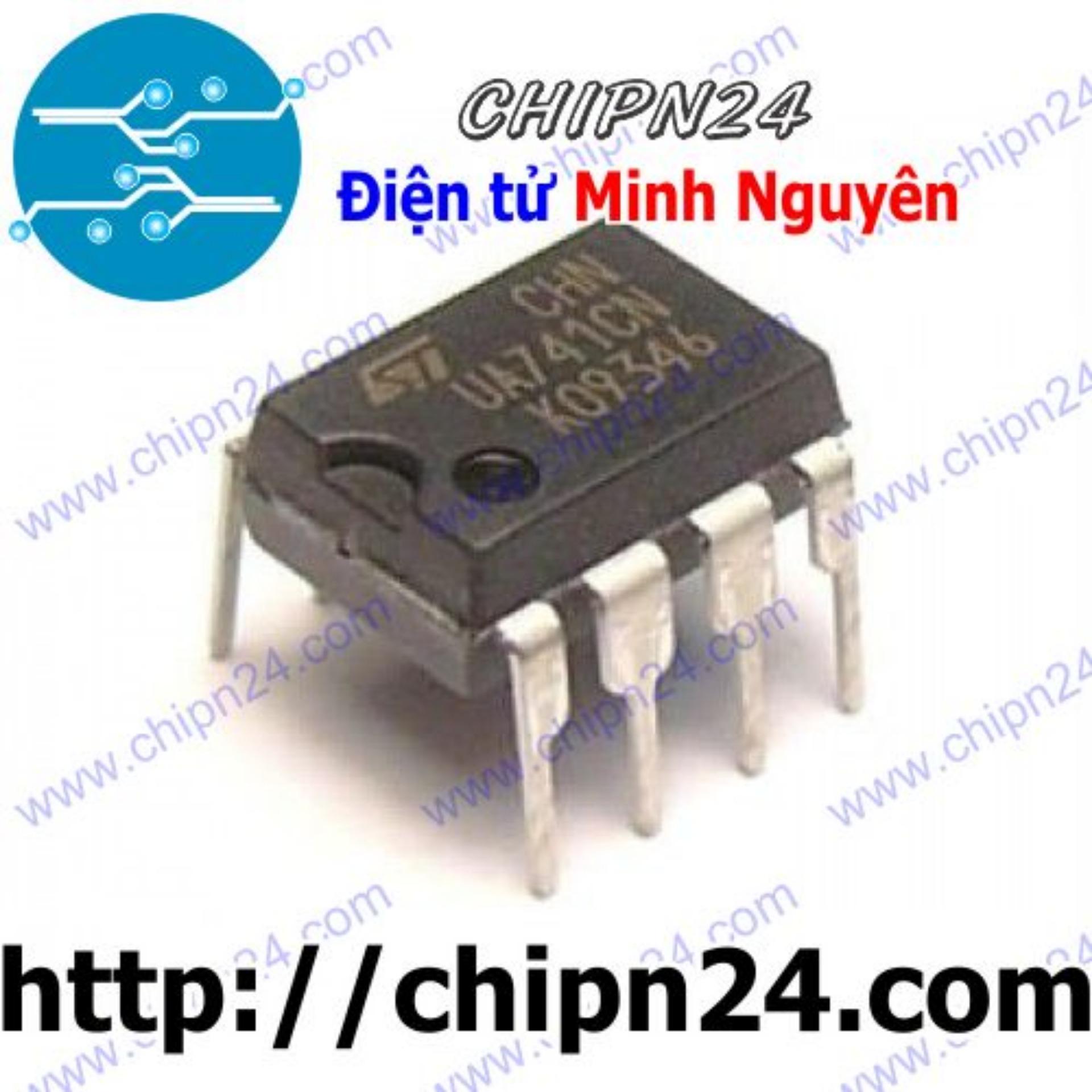 [4 con] (DIP) IC LM741 DIP-8 (UA741 741)