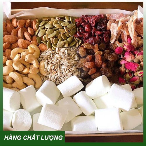 [12 Nguyên Liệu - 60 Chiếc] Set Nguyên Liệu Kẹo Nougat (Kẹo Hạnh Phúc)