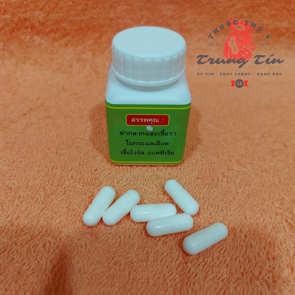 thuốc gà đá  (đặc trị - nấm , mốc , lác) - 1 hủ /10 viên