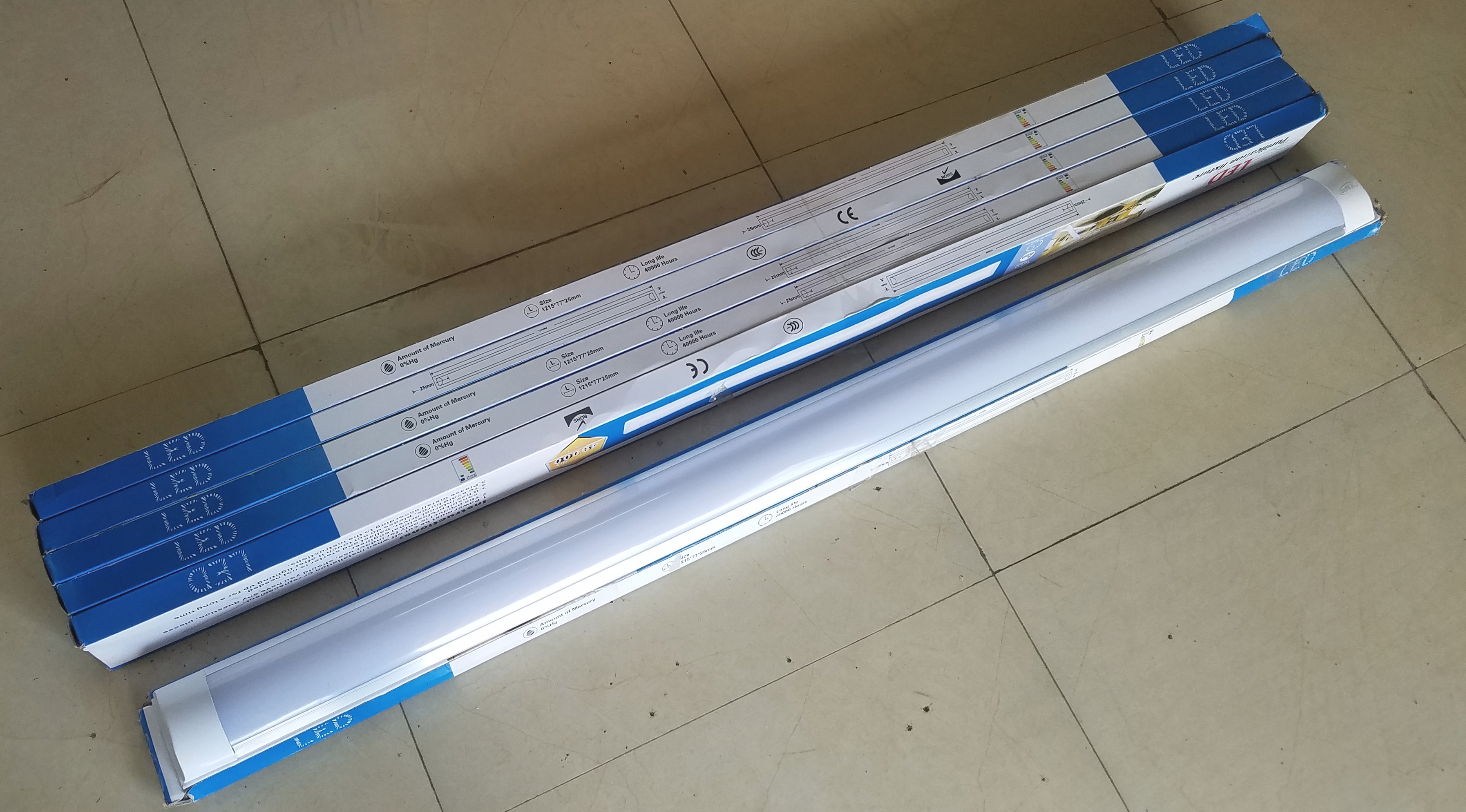 COMBO 3 ĐÈN TUÝP LED BÁN NGUYỆT 1M2 40W