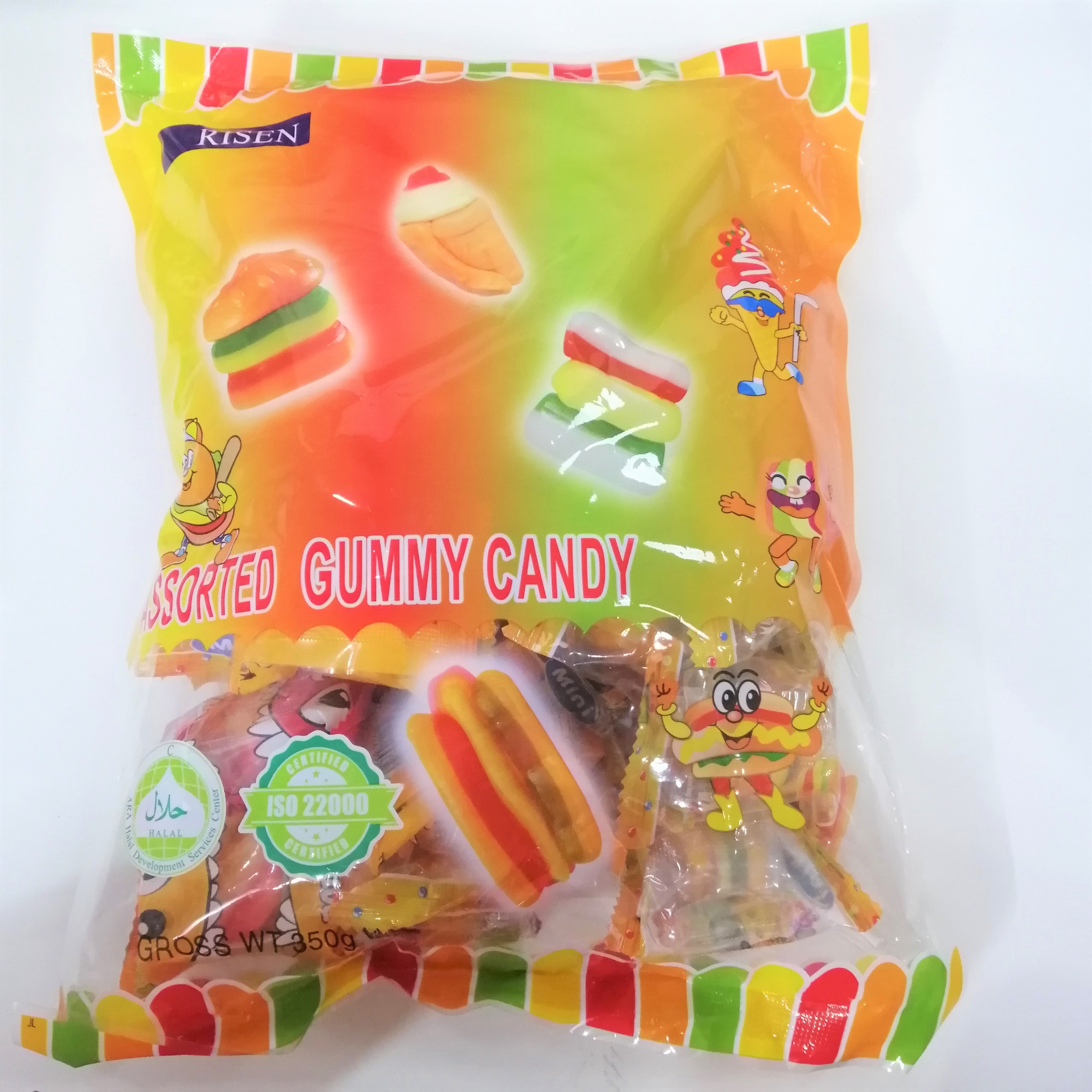 Kẹo Dẻo Risen Assorted Gummy (Gói 350g)