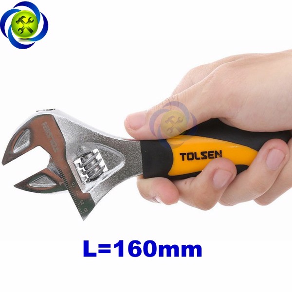 [HCM]Mỏ lết mini Tolsen 15280 cán bọc nhựa chiều dài 165mm