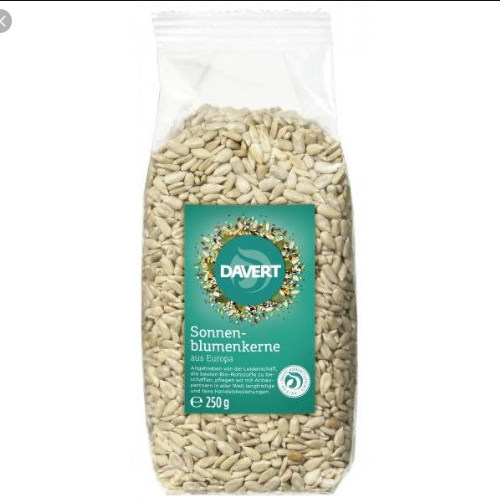 Hạt hướng dương hữu cơ Davert 500gr