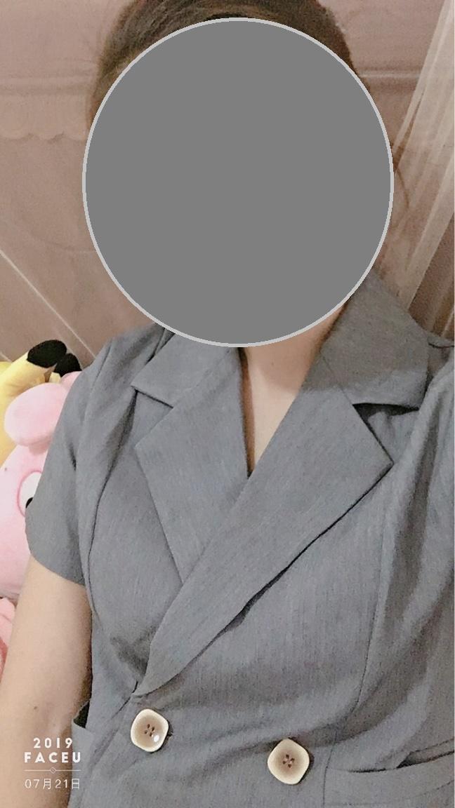 [HCM]Đầm xám cổ vest xếp li (kèm hình thật khách Bo chụp)