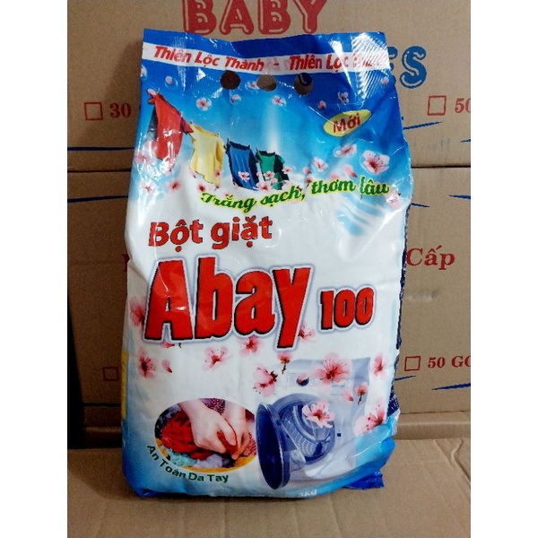 Bột giặt ABay Trắng Sạch Thơm Lâu 3 KG