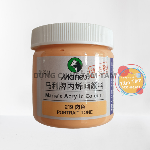 Màu Acrylic Maries, MARIE'S hủ 100ml link 2/2-Dụng cụ vẽ Tâm Tâm