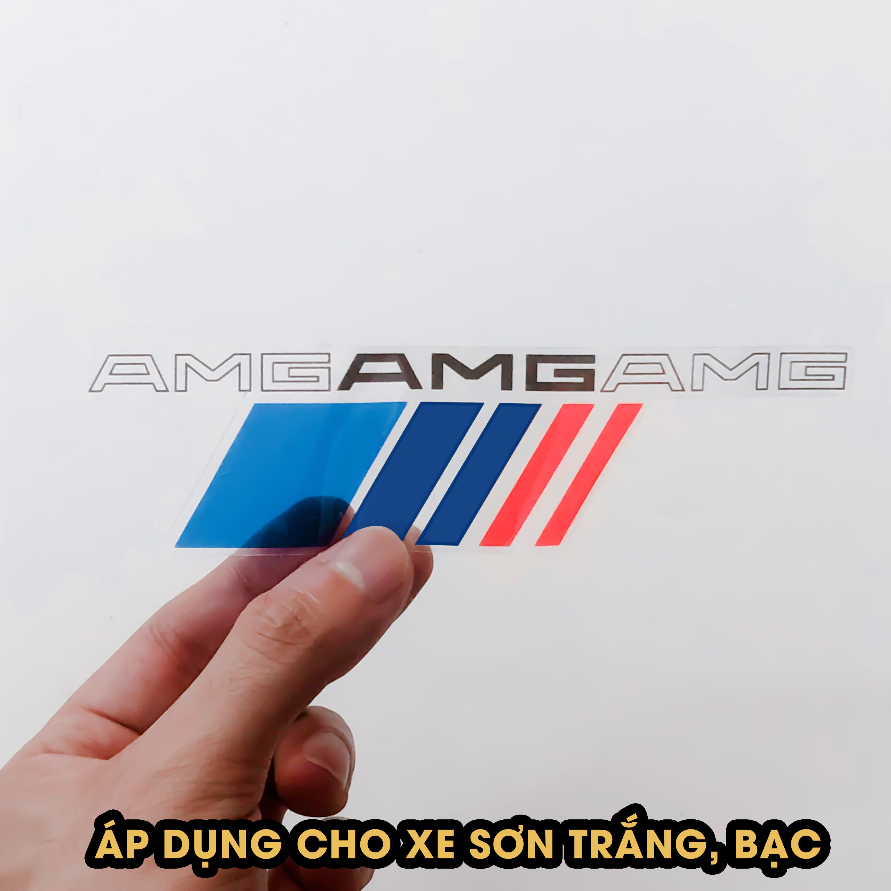 Tem Xe AMG Màu Cờ Đức / Pháp / Ý - DVT AMG - Tem PVC Chống Nước, Bền Màu Dán Xe Máy, Ô Tô, Xe Điện, Nón Bảo Hiểm - Azdecal