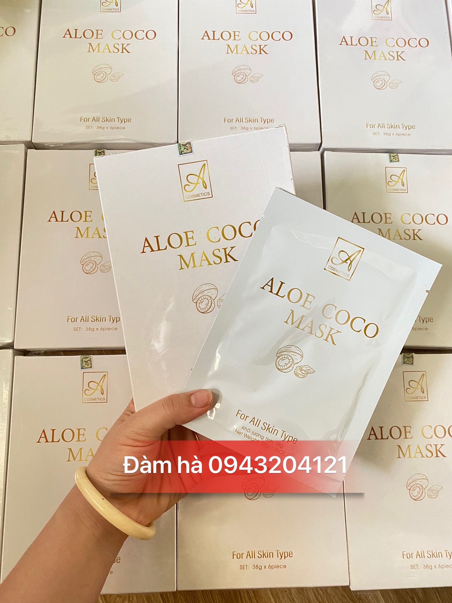 1 Hộp Mặt Nạ Dừa Coco Acosmetics Phương anh