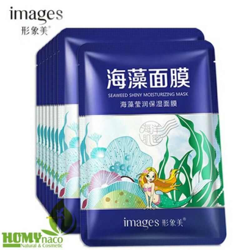 COMBO 4 MIẾNG MẶT NẠ RONG BIỂN NÀNG TIÊN CÁ IMAGES TINH CHẤT CẤP ẨM SÂU S002