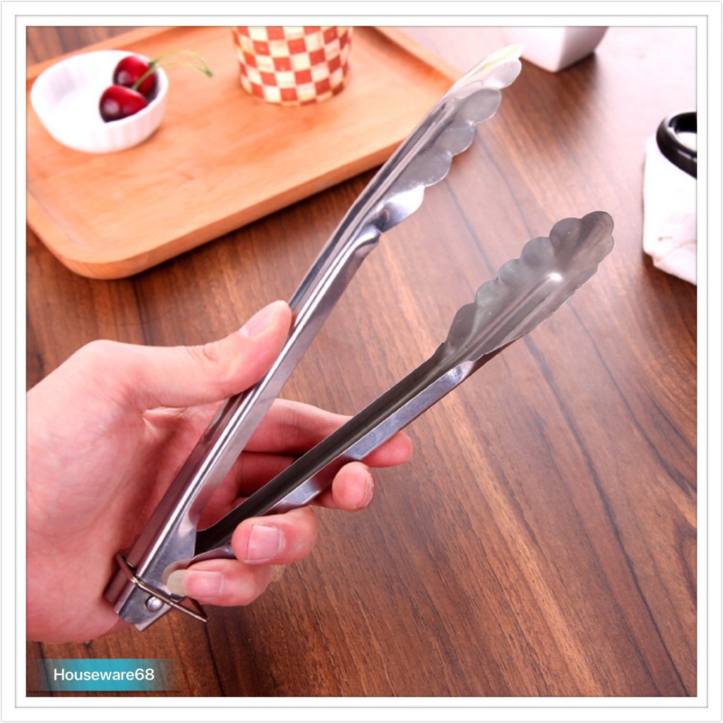 Kẹp Inox Gắp Thức Ăn , Gắp Đá , Gắp Đồ Nóng