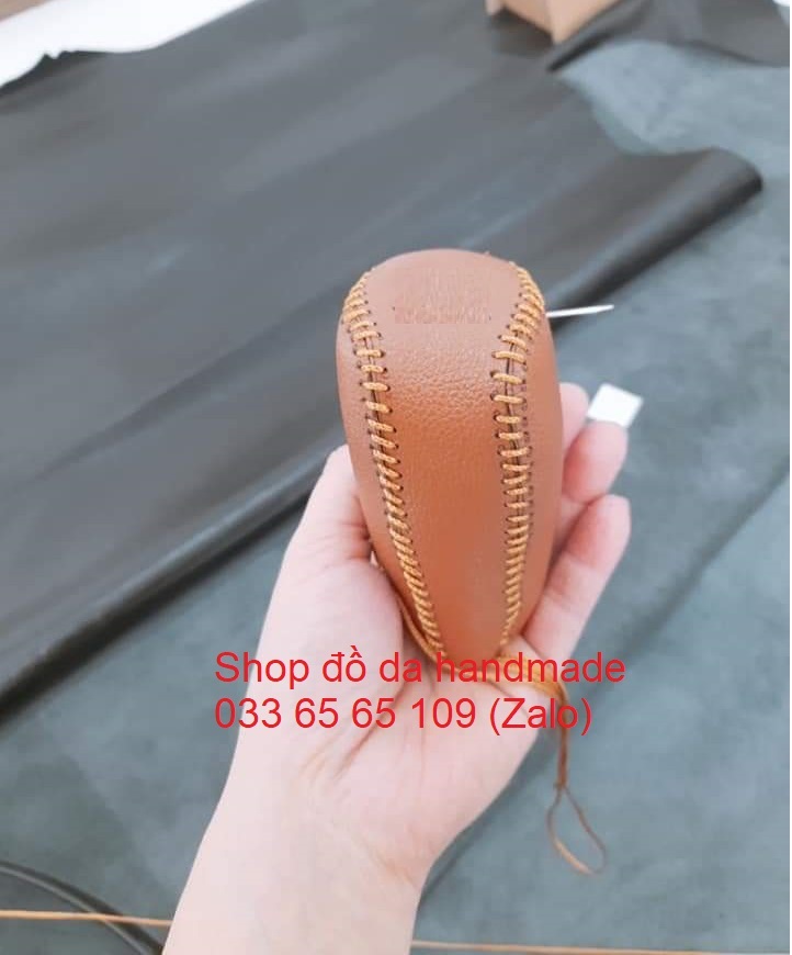 Bọc da cho cần số xe Santafe (AT) đời 2006-2012