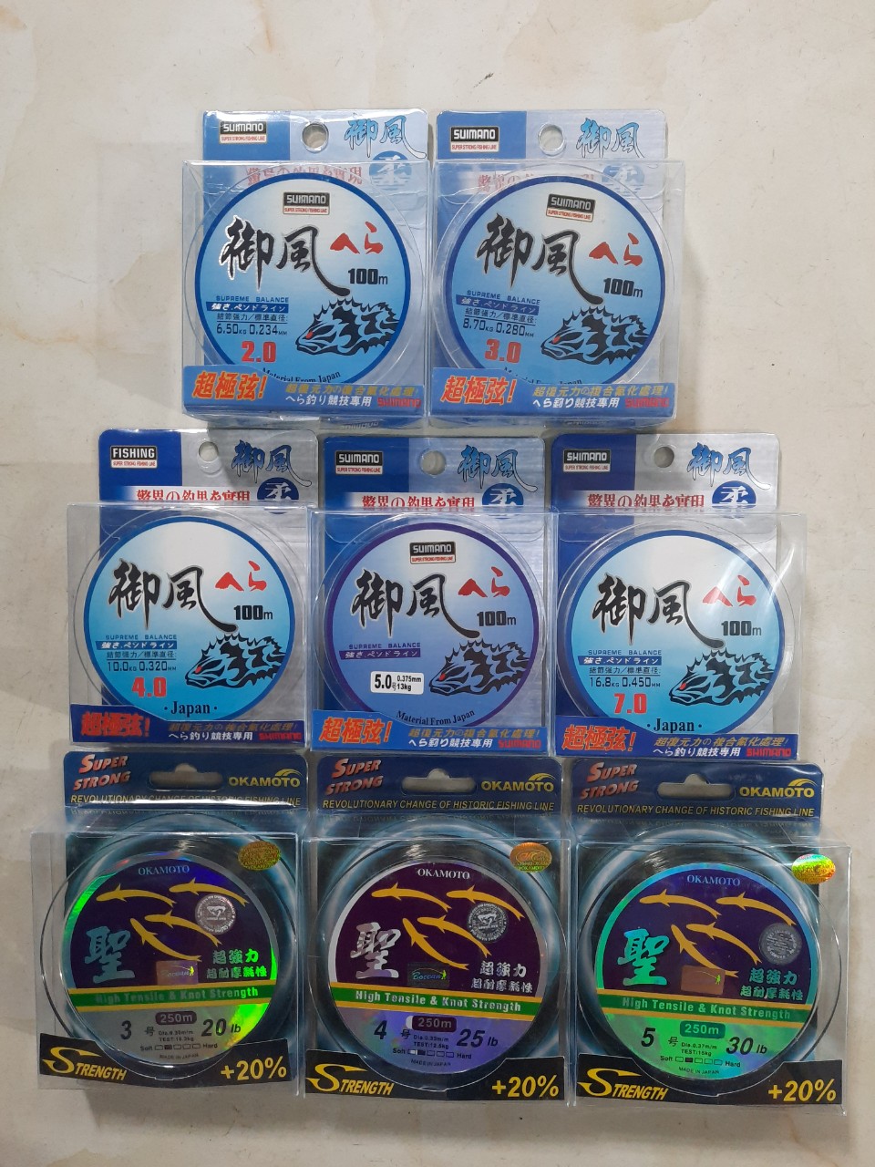 Dây Cước Câu Cá Shimano Nhật Bản giá rẻ