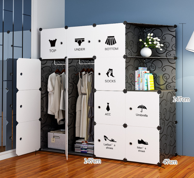 [HCM]TỦ GHÉP 16 NGĂN SIZE LỚN - 14N2X