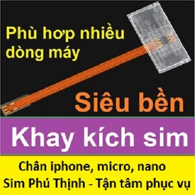 Mobifone Khay kich sim (SIM Card Holder) Universal Hỗ trợ tất cả mạng Nhận SIM nhanh hơn Bảo vệ SIM khỏi trầy xước