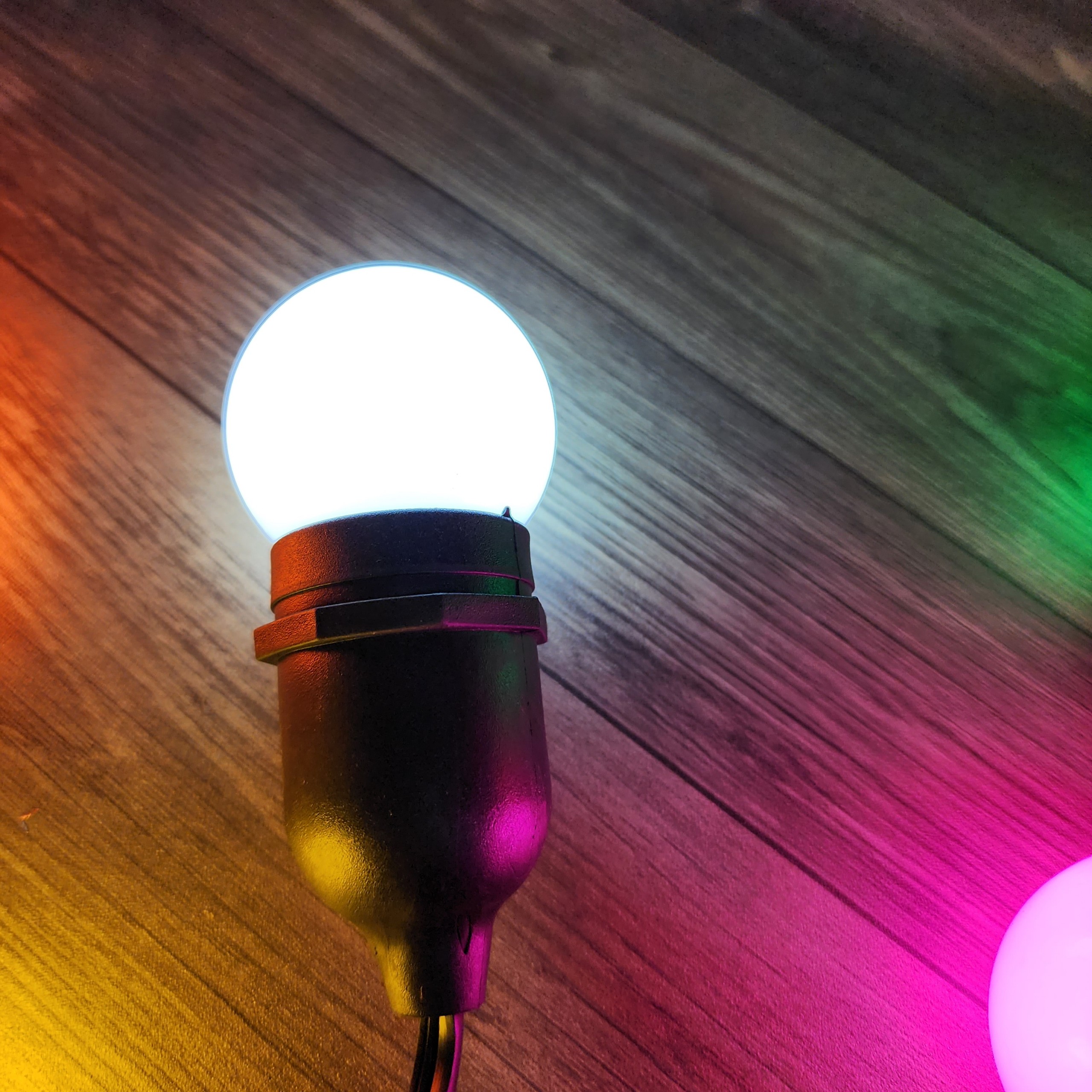 [COMBO 5 ] Bóng Led Chanh Tròn Trang Trí 1W ( 9 Màu ), Đuôi E27