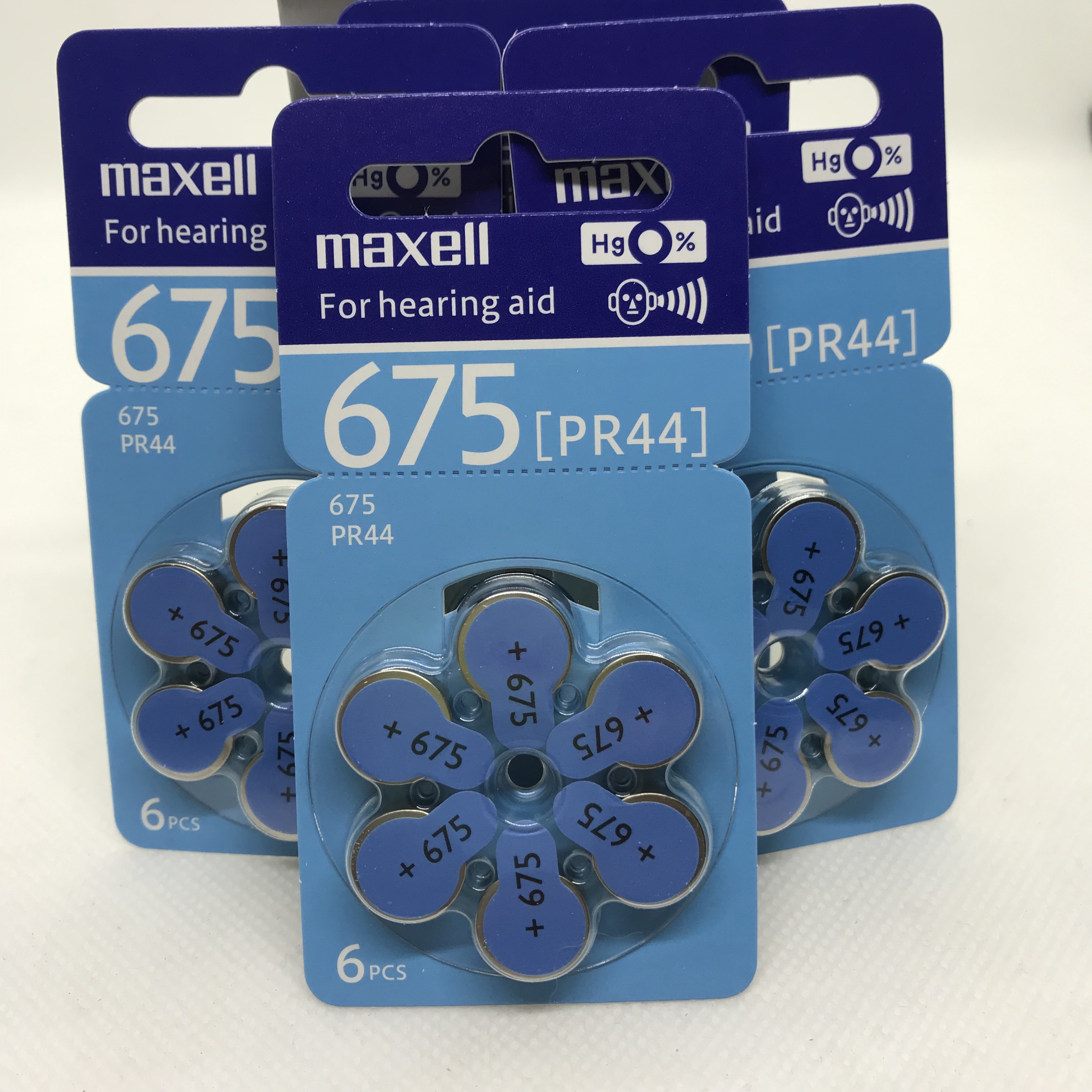 Pin máy trợ thính Sony 675 PR44 vỉ 6 viên