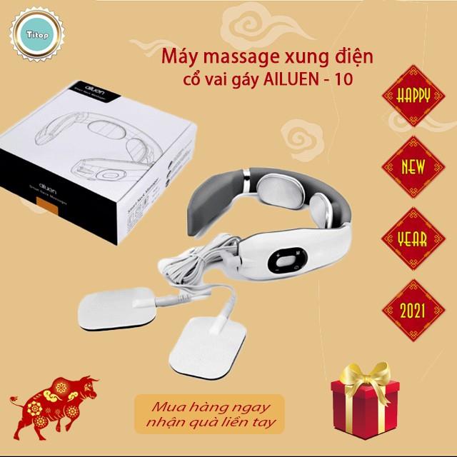 Máy massage cổ vai gáy Ailuen ALE-10 chính hãng điều trị cổ vai gáy  XẠC