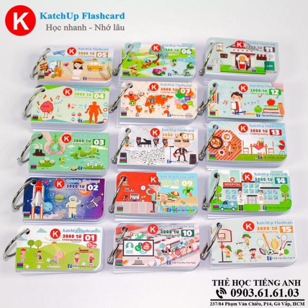 Bộ KatchUp Flashcard 3000 từ tiếng Anh A (1500 từ) – Standard