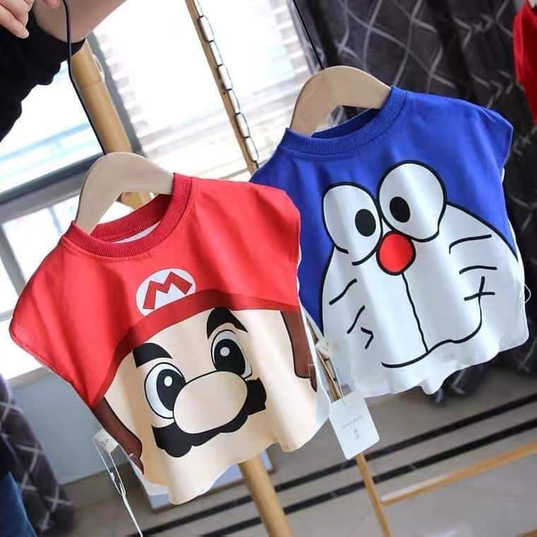 Áo thun lạnh 3D cho bé siêu mát co giãn 4 chiều