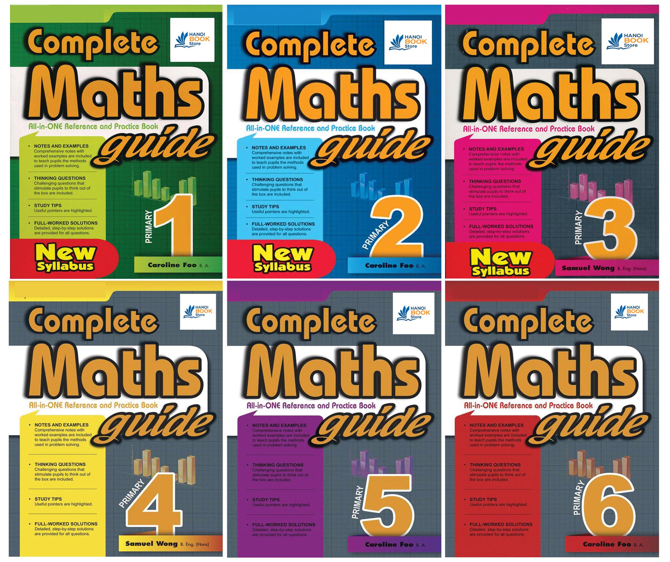 sách Complete Math guide grade 1-6