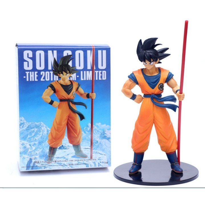 Mô hình Songoku phiên bản giới hạn kỷ niệm 20 năm cao 22 cm. Dragonball Figure Son goku limited 20th anniversary 22cm