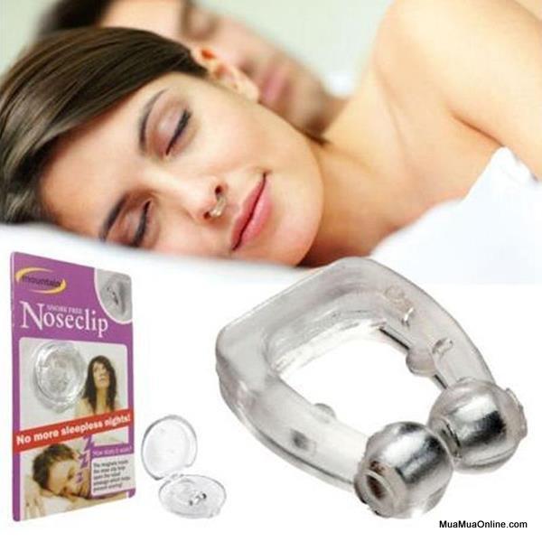 [HCM]Dụng Cụ Chống Ngáy Ngủ Silicon Noseclip Cao Cấp Tiện Lợi