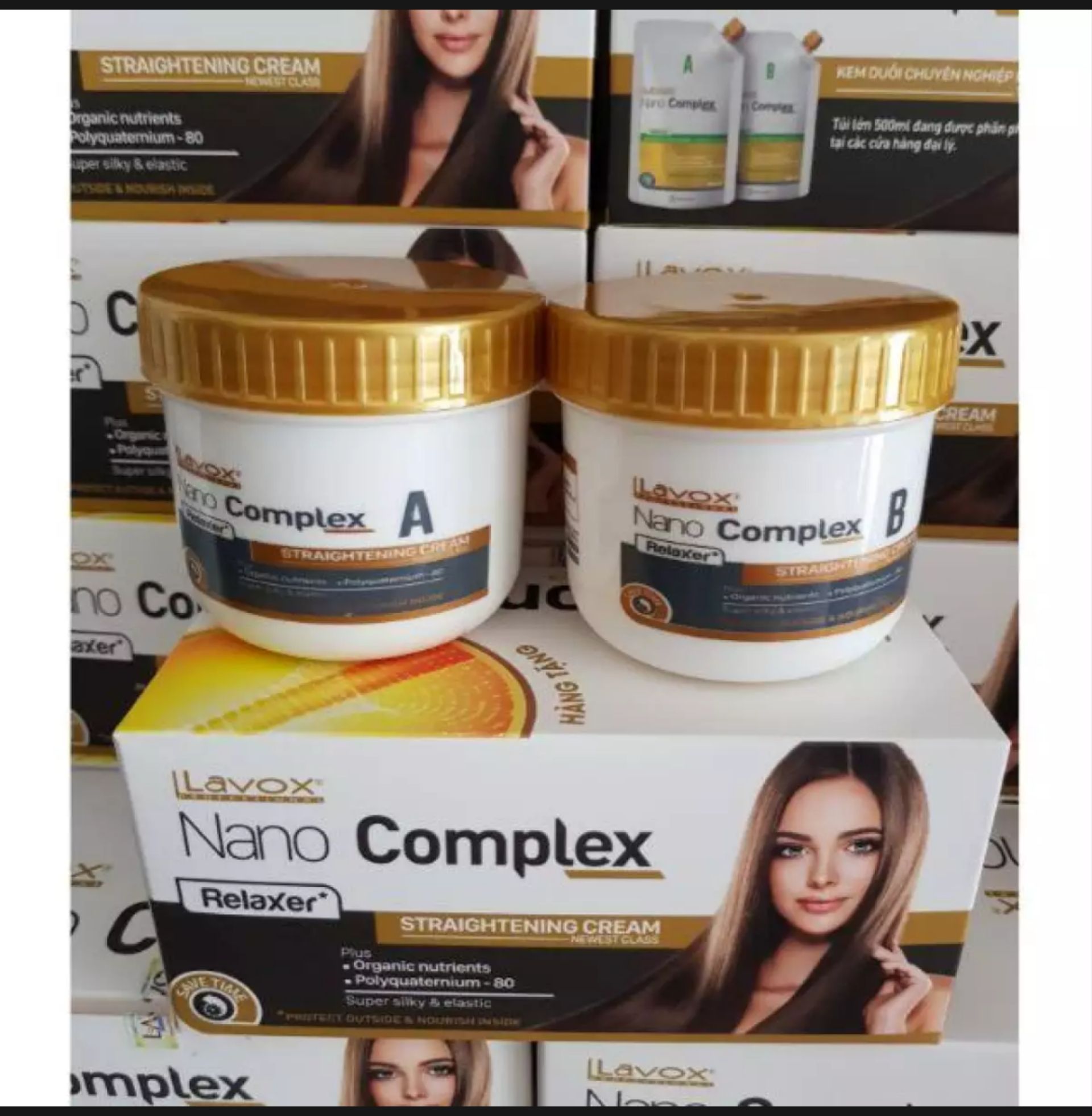 Thuốc duỗi tóc Lavox nano complex phục hồi tóc 150ml