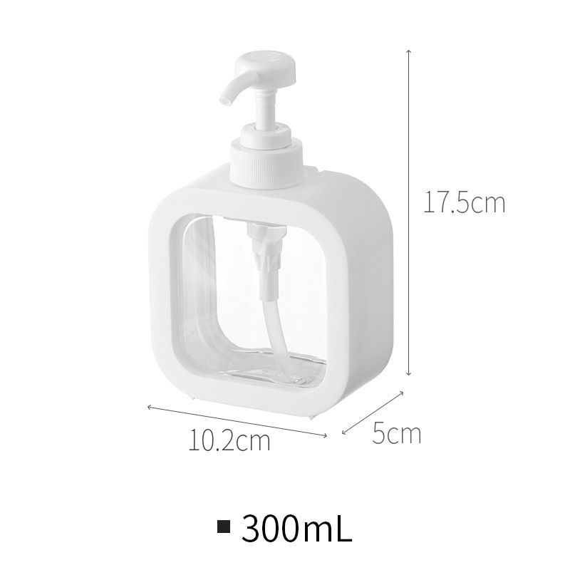Transparent bath liquid shampoo dispenser hand liquid 500ml multifunctional dishwashing liquid dispenser