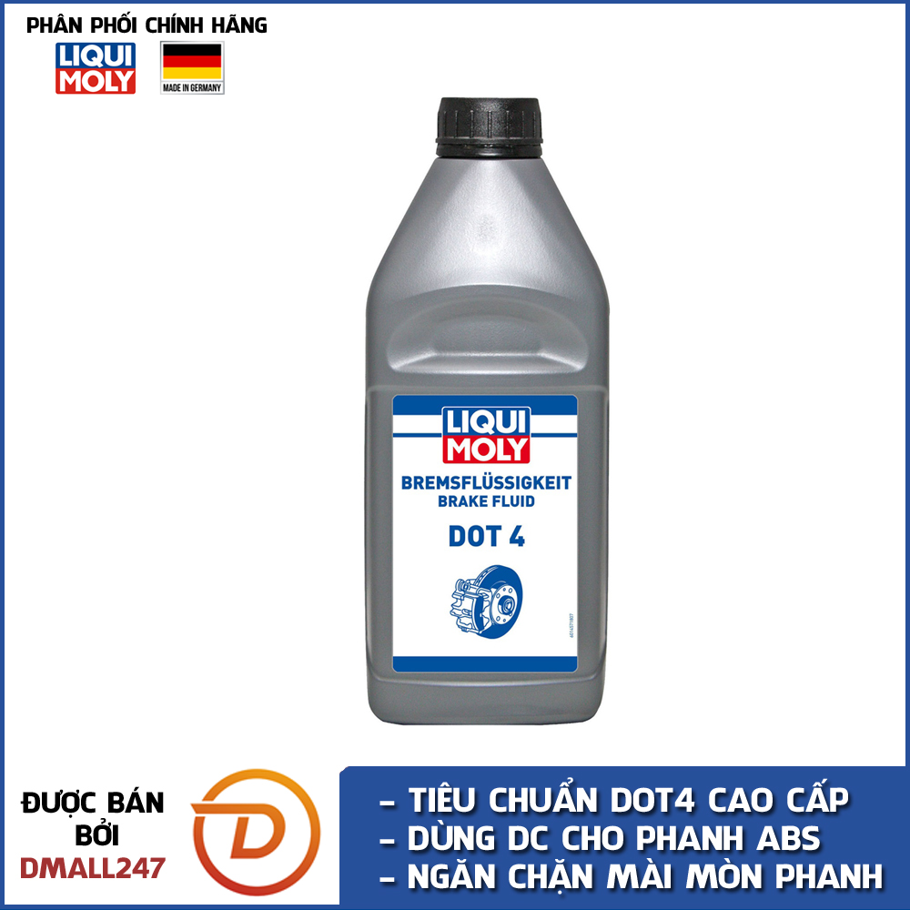 Dầu thắng DOT 4 cao cấp Liqui Moly 3093 - Dmall247, chăm sóc xe chuyên dụng