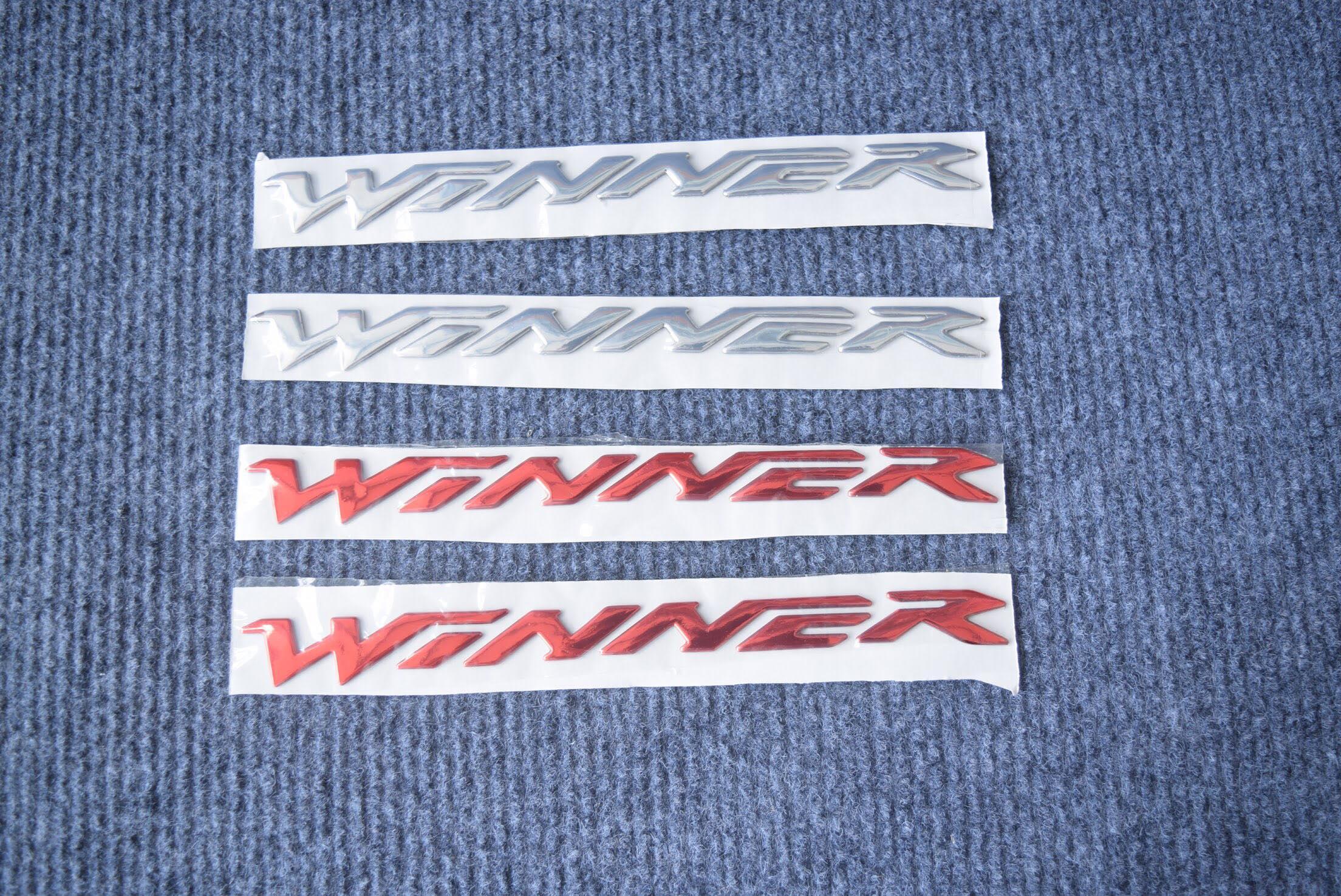 Bộ tem chữ nổi Winner (MÀU ĐỎ)