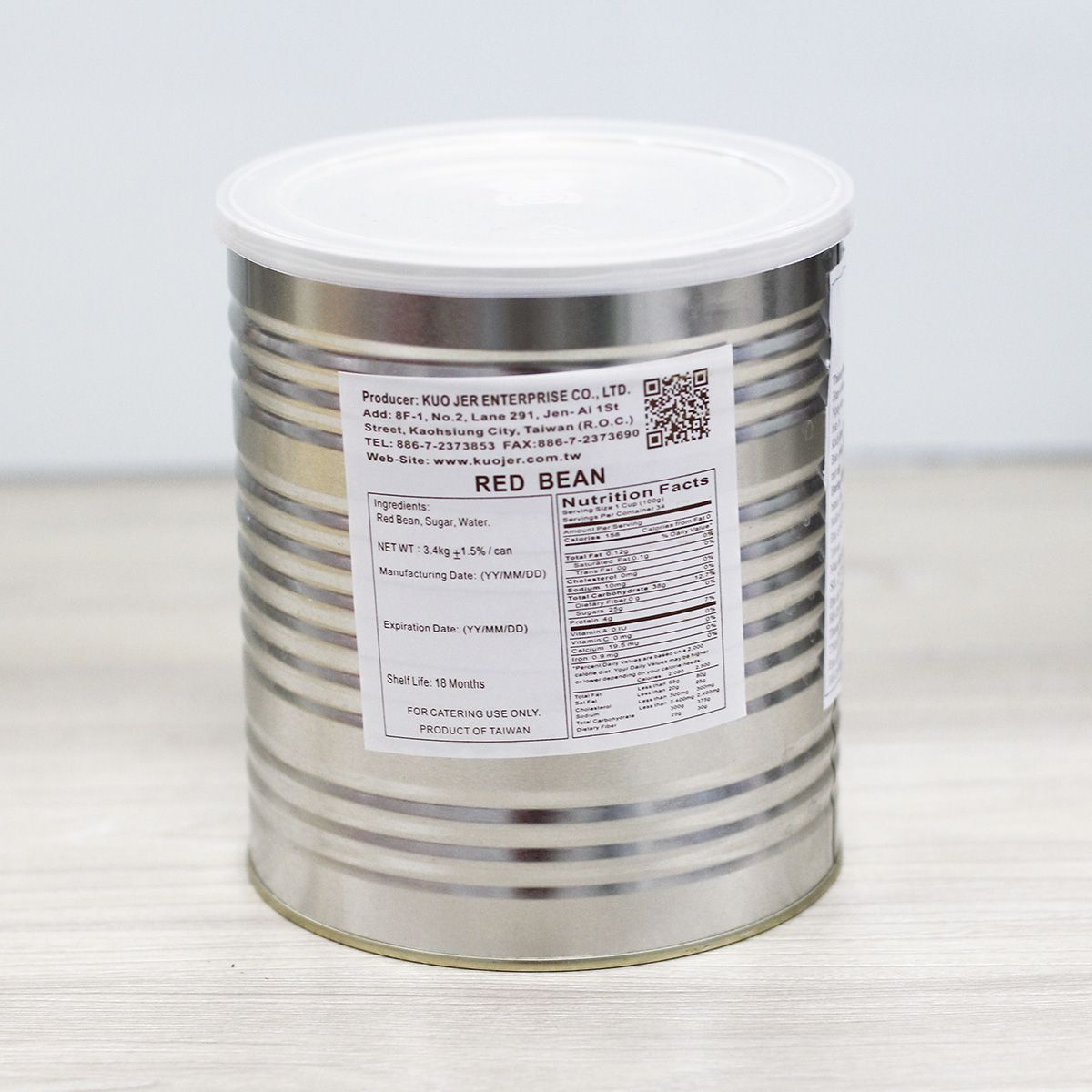 Đậu đỏ đóng hộp fancytea 3kg – red bean paste chalatte