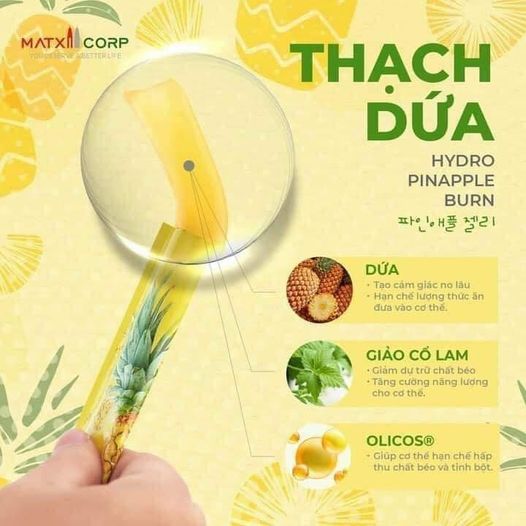 [HCM]thạch dứa giảm cân
