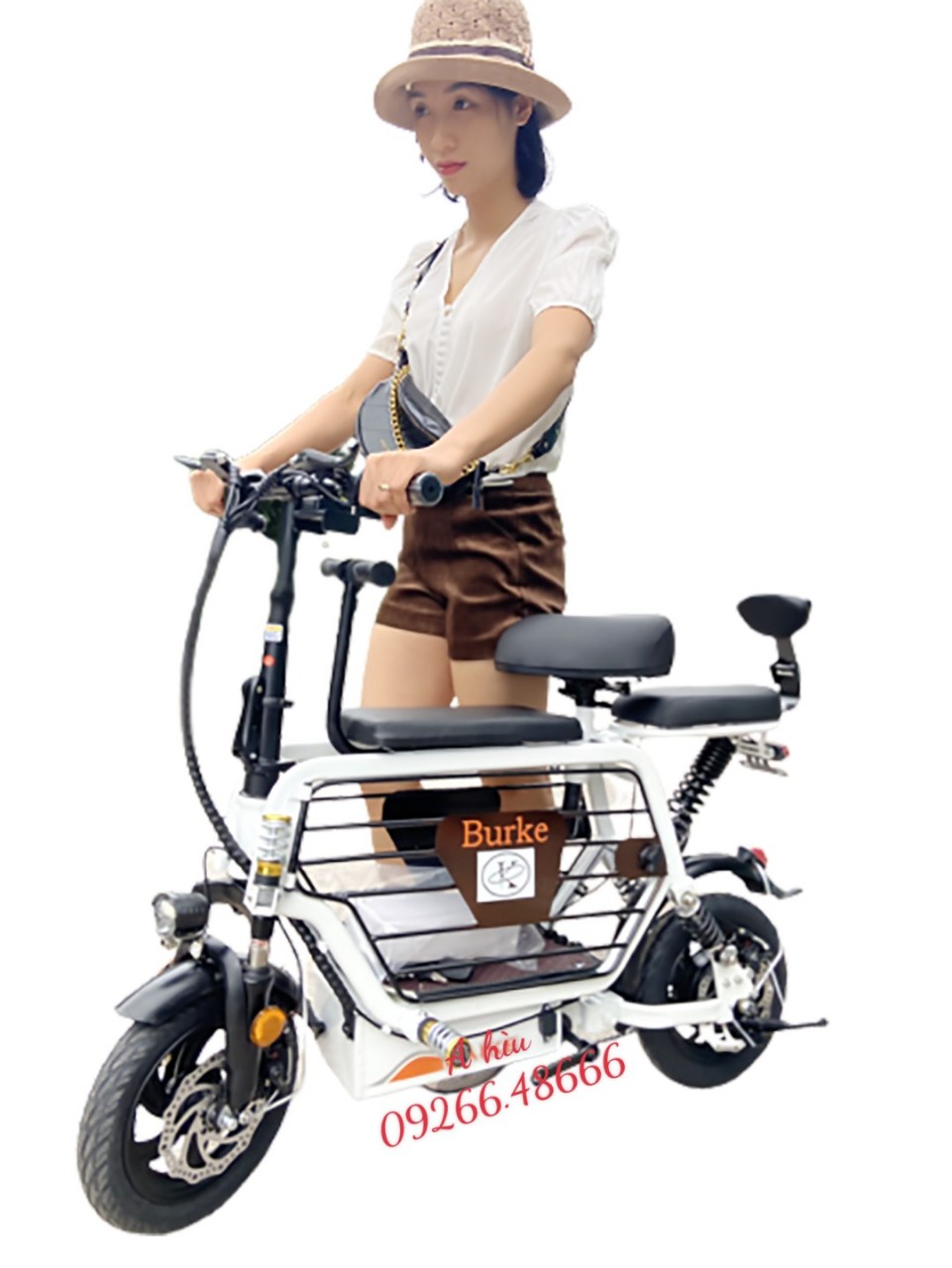 xe đạp điệnTẠI HCM TẶNG RỔ-Xe đạp điện BURKE