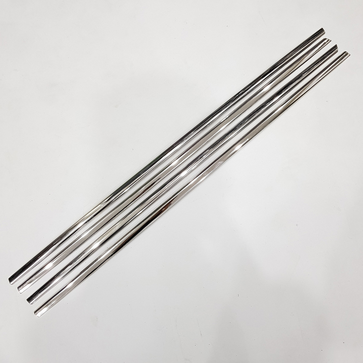Nẹp chân kính inox kia morning 2012-2019