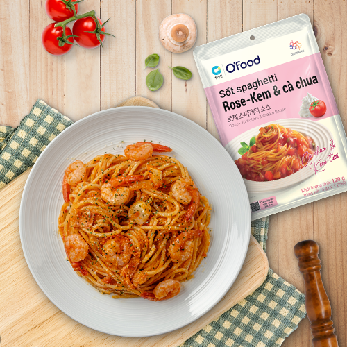 Sốt nấu mì Ý - Sốt spaghetti O'Food