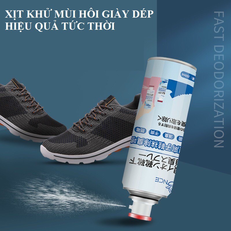 Bình xịt giày chống hôi chân NCE