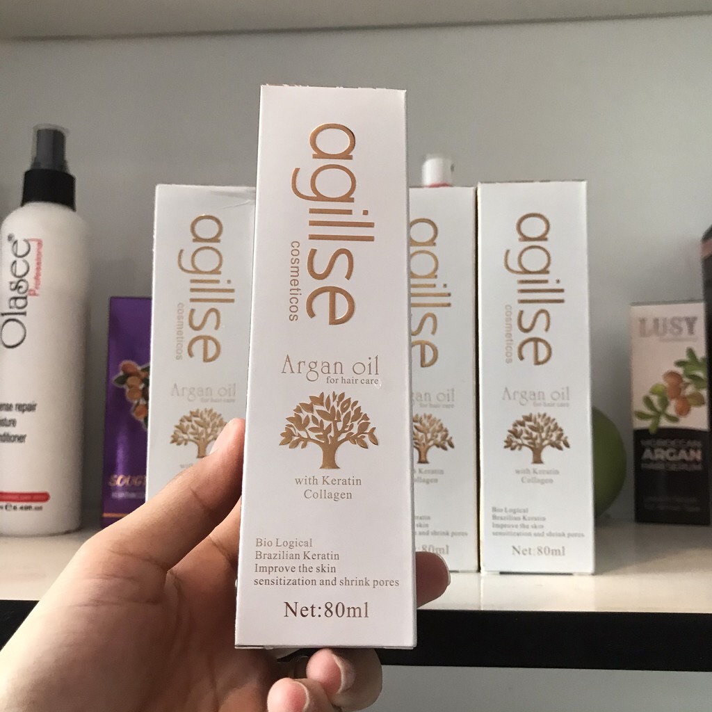 Tinh dầu dưỡng tóc agillse Argan Oil 80ml