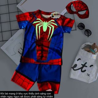 Đồ bộ siêu nhân nhện lững cho bé trai từ 12-42Kg thumbnail